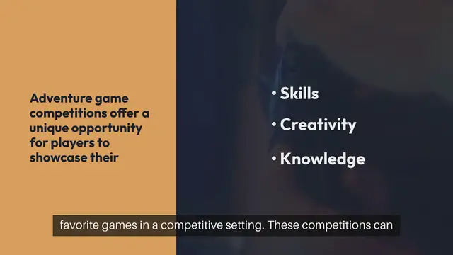 Video thumbnail for Adventure Game Competitions