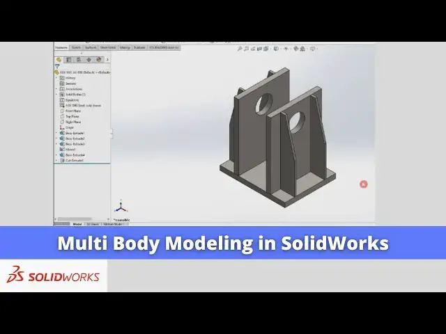 'Video thumbnail for Concept of Multibody Modeling in SolidWorks | SolidWorks Tutorial | SolidWorks Modeling |'