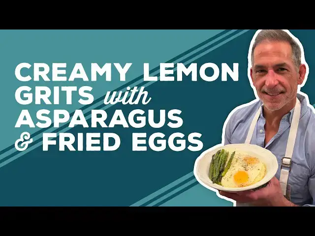 Video thumbnail for Love & Best Dishes: Creamy Lemon Grits with Asparagus and Fried Eggs Recipe | Brunch Recipe Ideas
