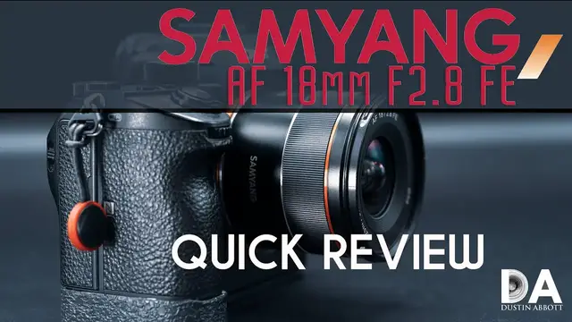 'Video thumbnail for Samyang AF 18mm F2.8 Review | 4K'