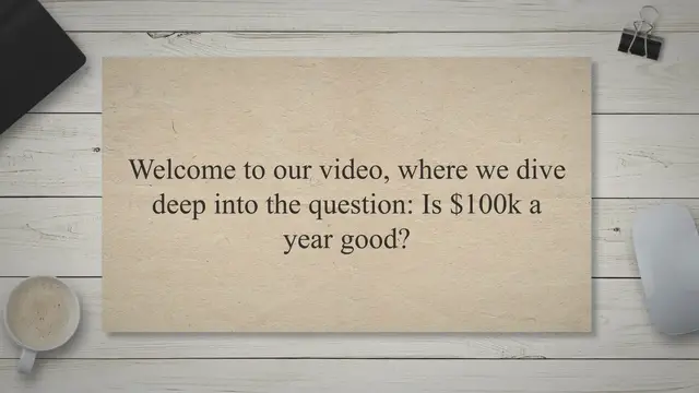 Video thumbnail for Unlocking the Truth: Is $100k a Year Enough? Exploring Expenses, Building Wealth, and Evaluating its Value