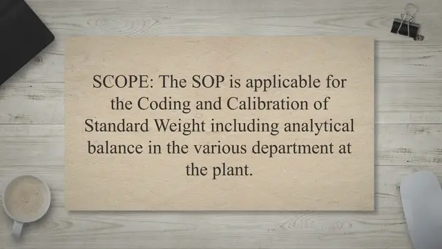 Video thumbnail for SOP for Coding and Calibration of Standard Weight