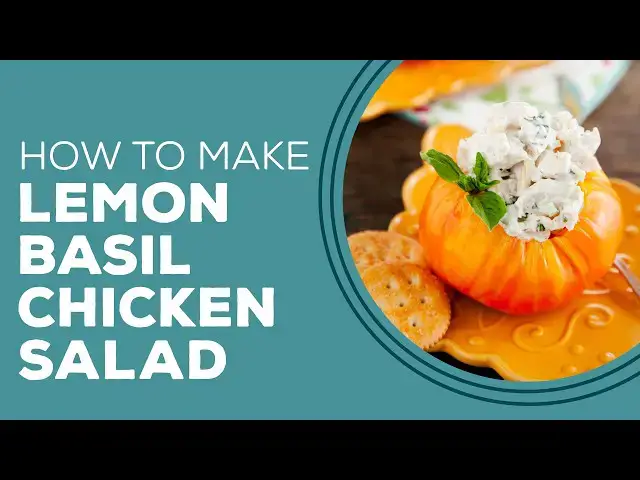 Video thumbnail for Blast from the Past: Lemon Basil Chicken Salad Recipe | Easy Chicken Lunch Ideas