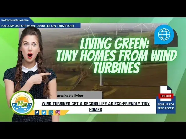 Video thumbnail for Hydrogen News Eco-Friendly Living with a Twist: Turbine Homes