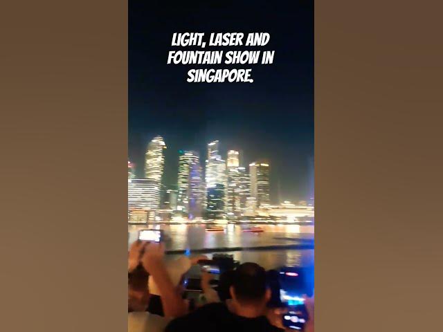 Video thumbnail for Beautiful Light, Laser And Fountain Show  #adayinthelifeinasia #exploreanddiscover #Singapore