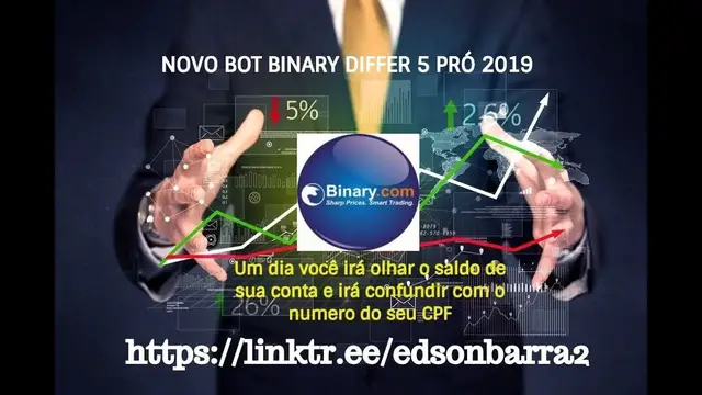 Video thumbnail for ✅💲NOVO BOT BINARY DIFFER 5 PRÓ 2019 {bom para crescer a banca}
