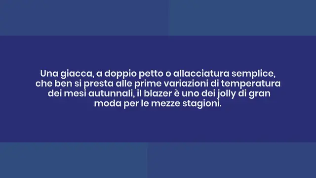 Video thumbnail for 10 blazer di moda per l’autunno