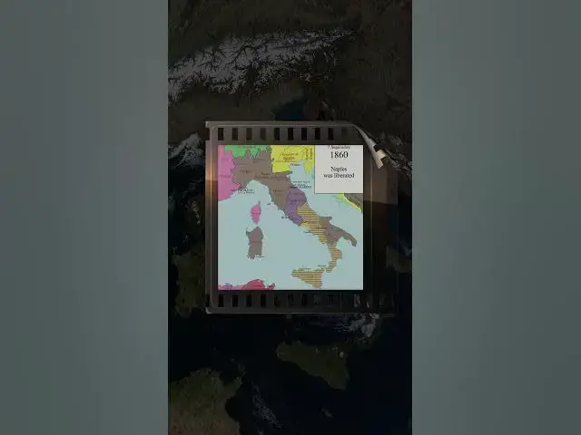 'Video thumbnail for The Unification of Italy (1815-1871) | Animated Map of Italy’s Changing Borders'