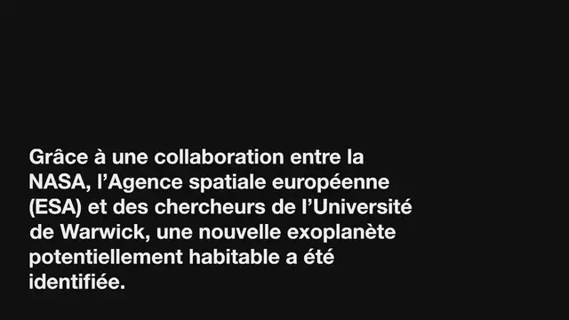 Video thumbnail for Découverte d’une nouvelle planète potentiellement habitable !