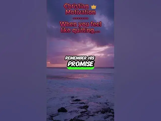 Video thumbnail for When you feel like quitting #christianmotivation