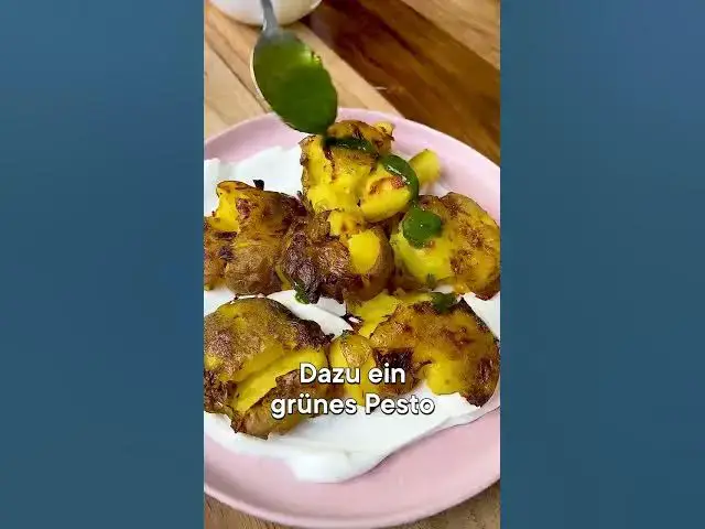 Video thumbnail for Probiere DIESEN Hack für EXTRA knusprige Smashed Potatoes #shorts