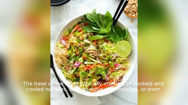 Video thumbnail for Asian Noodle Salad