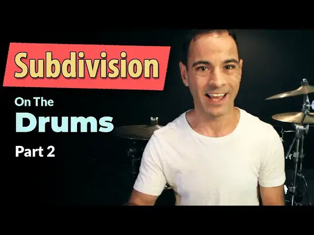Video thumbnail for Subdivisions Part 2: Triplet and 1/16th Note Subdivision On The Drums | Drum Lesson