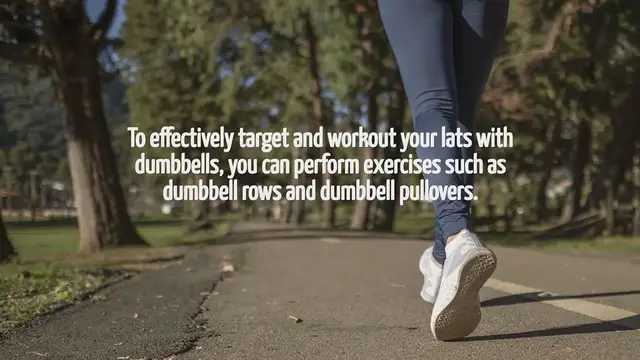 Video thumbnail for How To Workout Lats With Dumbbells