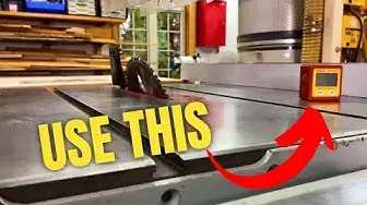 'Video thumbnail for How to Get EXACT Angles on a Table Saw'
