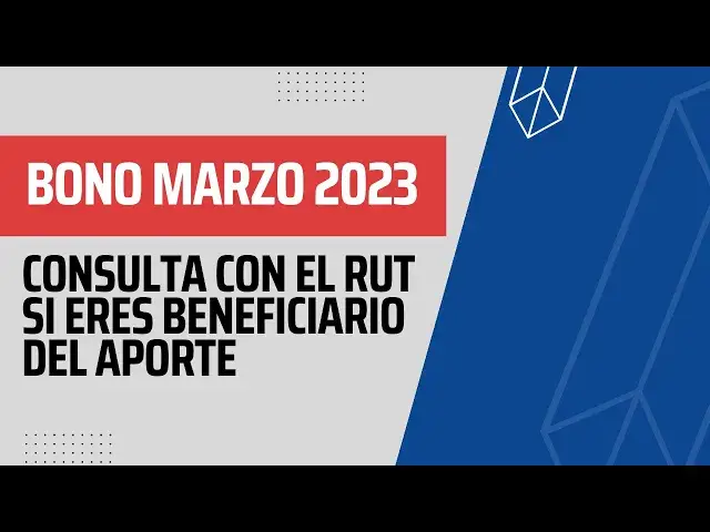 Video thumbnail for Bono Marzo 2024: Consulta con el Rut si eres beneficiario del Aporte.