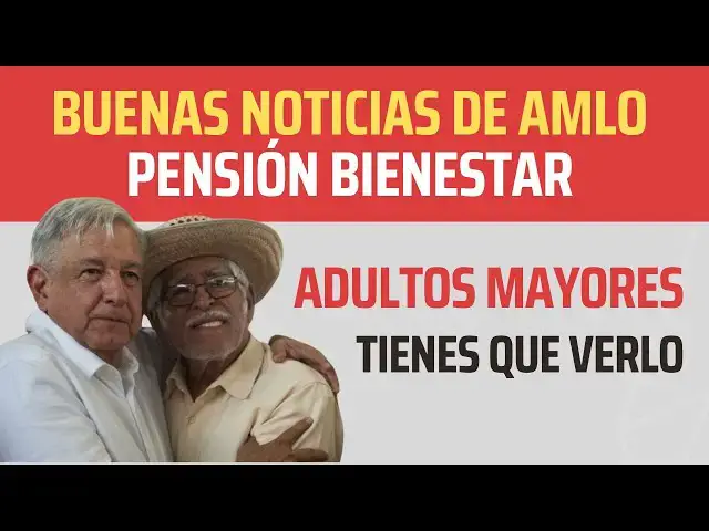 Video thumbnail for ANUNCIAN PAGO DE PENSIÓN - AMLO TIENE NOTICIAS 🔴 VE HASTA EL FINAL