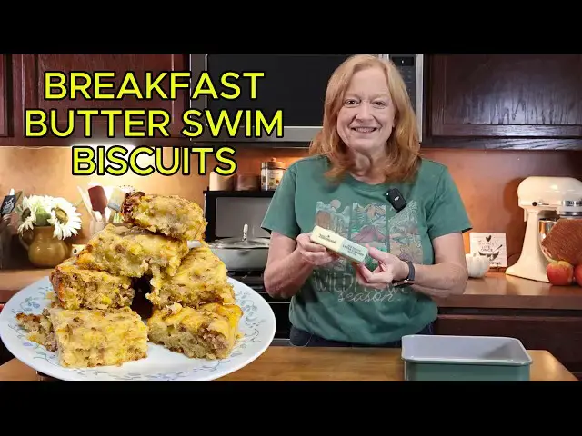 Video thumbnail for BREAKFAST BUTTER SWIM BISCUITS Easy Loaded Biscuit Recipe