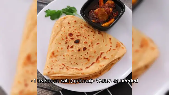 Video thumbnail for Plain Paratha Recipe