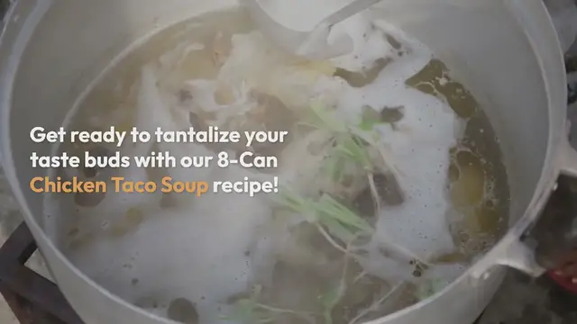 Video thumbnail for 8-Can Chicken Taco Soup