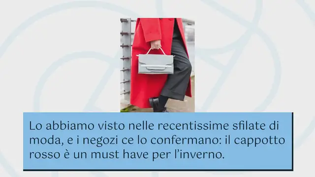 Video thumbnail for Come abbinare il cappotto rosso: 25 outfit e 20 idee shopping