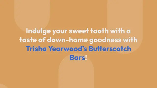 Video thumbnail for Trisha Yearwood’s Butterscotch Bars