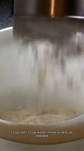 Video thumbnail for salt dough recipe