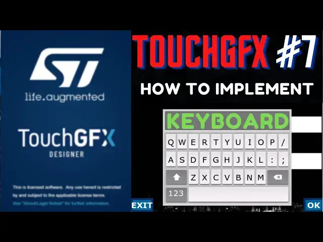 Video thumbnail for Touch GFX #7. How to Implement Keyboard