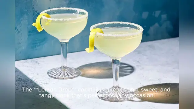 Video thumbnail for lemon drop cocktail recipe