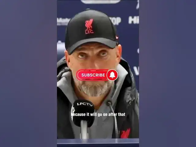 Video thumbnail for Jurgen Klopp: I don't know where Liverpool will finish this season -- Leeds reaction #shorts