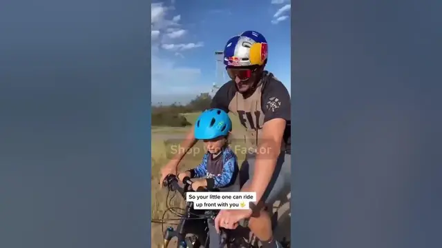 Video thumbnail for 🚴‍♂️💺 Front Mounted Child Bike Seat 🚲 || Link is in Description || #bike #newyork #usa #newgadgets