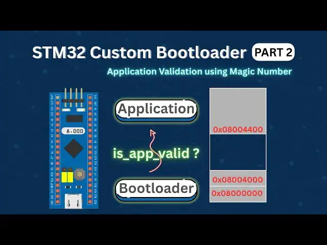 Video thumbnail for STM32 Custom Bootloader (Part 2): Bootloader Validation & Entry Logic