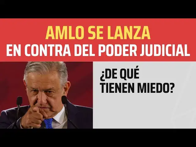 Video thumbnail for AMLO REFORMARÁ al Poder Judicial: ¿A qué le tienen miedo?