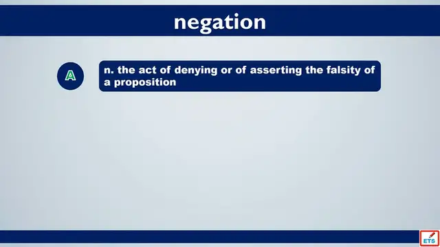Video thumbnail for SAT Vocabulary: Negation, Motto, Mouthful, Muddle, Nausea, Morose, Myriad, Natal, Municipal