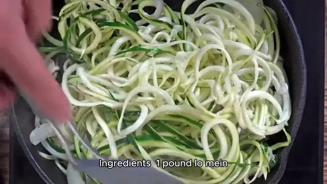 Video thumbnail for chinese noodles recipe