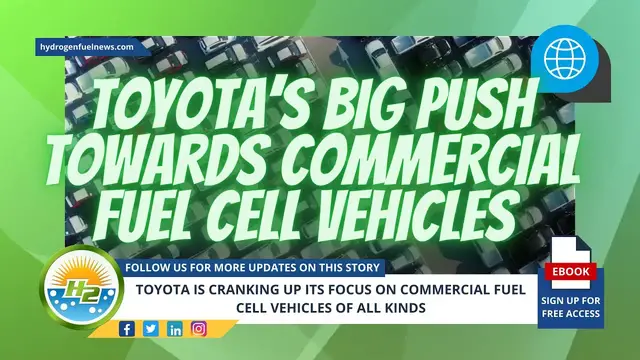 Video thumbnail for Toyota's Hot Pursuit of Fuel Cell Vehicles for Commercial Use