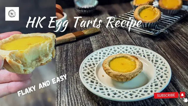 Video thumbnail for How to Make Hong Kong Egg Tarts That Will Blow Your Mind @mrs5cookbook