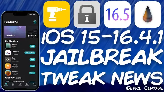 Video thumbnail for iOS 15.0 - 16.4.1 JAILBREAK News: ESSENTIAL Tweak Now Supports Rootless Jailbreaks (Checkl0ck)