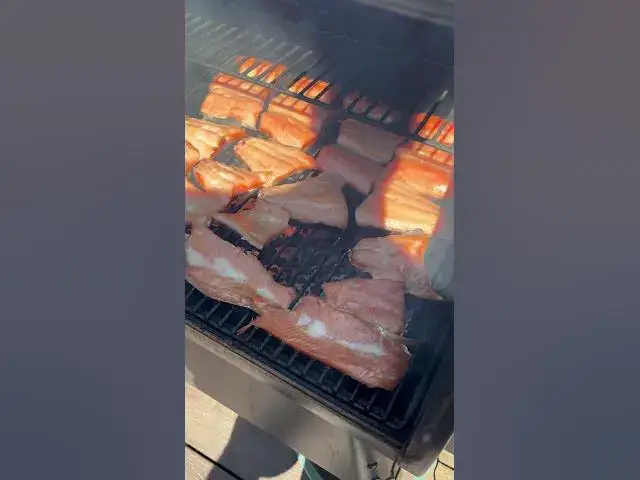'Video thumbnail for Pinks make the best smoked salmon! They are cutting really good right now too!'