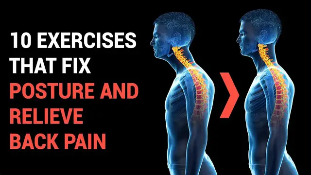 Video thumbnail for 10 Exercises That Fix Posture and Relieve Back Pain