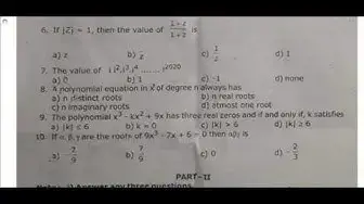 Video thumbnail for 12th Maths First Mid Term Question Paper 2019-20 | KanyaKumari District | English Medium