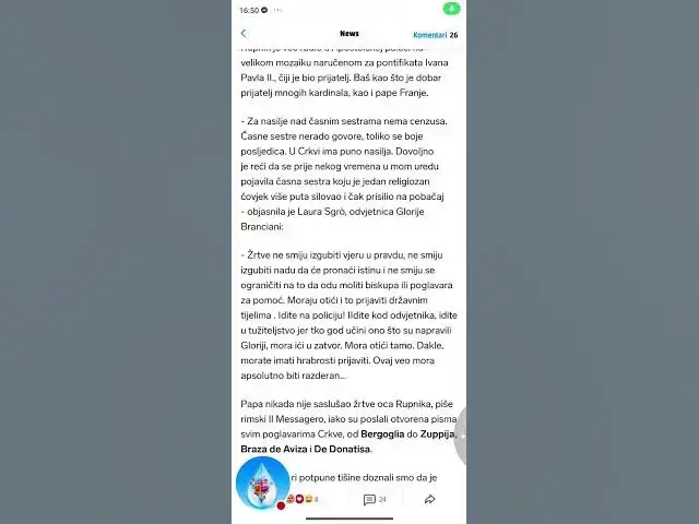 Video thumbnail for Isusovac Marko zlostavljao je nas 20 časnih sestara, sexom u troje imitirao sveto trojstvo.