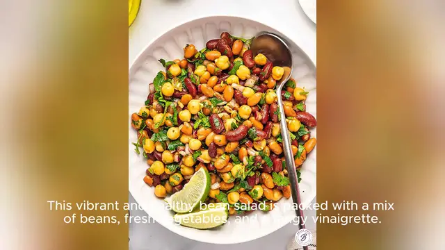 Video thumbnail for bean salad recipe