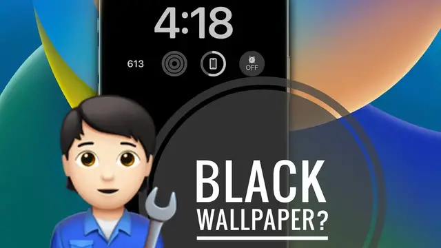 Video thumbnail for Wallpaper Turns Black On iPhone in iOS 16? (Fixed!)