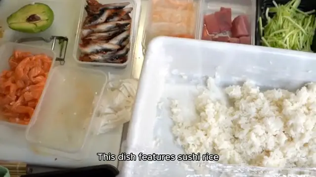 'Video thumbnail for Sushi Burrito Recipe'