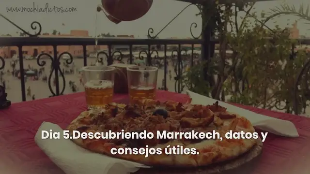 Video thumbnail for Dia 5. Descubriendo Marrakech, datos y consejos útiles.