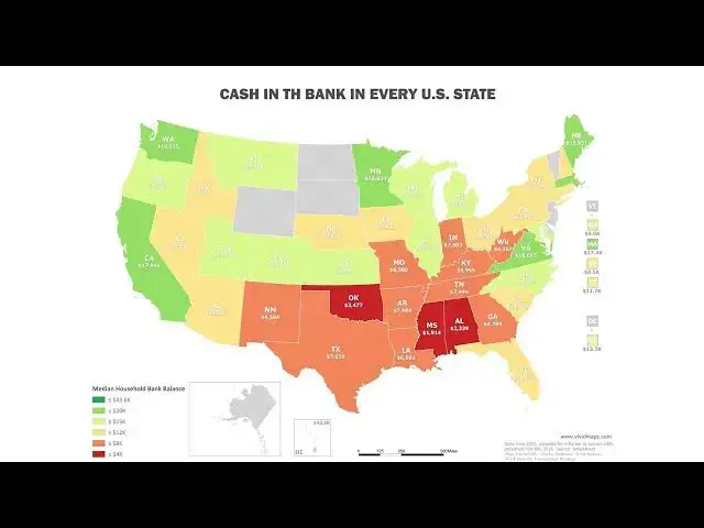 'Video thumbnail for States with the Most Cash in the Bank'