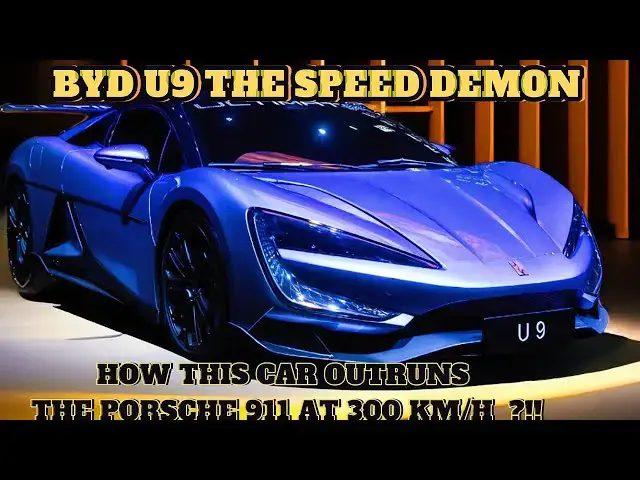 'Video thumbnail for BYD YangWang U9 The EV Supercar .'