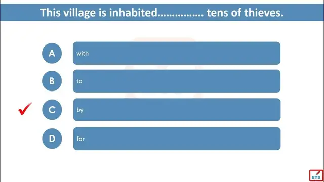 Video thumbnail for English Prepositions Quiz 78
