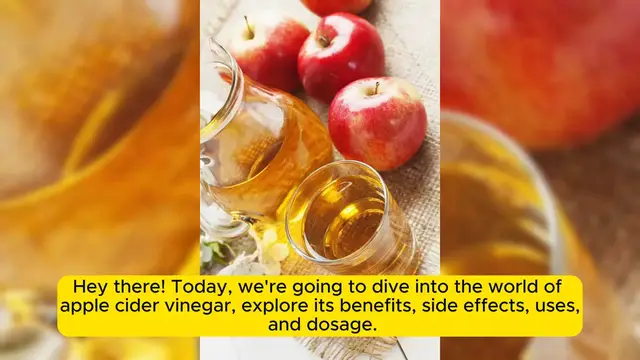 Video thumbnail for Apple Cider Vinegar Benefits, Side Effects, Uses, Dosage, and More